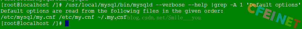 关于Linux安装mysql默认配置文件位置详解-飞网
